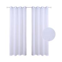Visillo de cortina Doris 140x260cm para decorar sala de estar y dormitorio - 100% poliéster - details 2