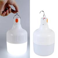 Lámpara De Camping LED Recargable Alta Potencia 200W 80W 60W Con Gancho Portátil Para Emergencias Exteriores BBQ Iluminación De Tenda Bombilla De Lámpara - details 13