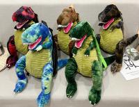 Mochipa de Plush para niños, Bolsa de dinosaurio con Corretas ajustables y Cremallera, accesorios geniales para disfraz de Dinosaur para niños y niños, Regalos de dinosaurio - details 0