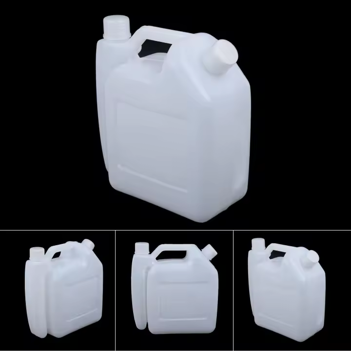 Portabotellas De Mezcla De Alta Calidad Duradero Y Práctico Para Motosierra Y Cortacésped De Plástico Resistente Al Combustible Y Aceite Portátil 1L - 1