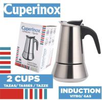 Cafetera Italiana Cuperinox para Inducción 2, 4, 6,10 y 12 Tazas Exprés Gas y Vitrocerámica Inox Lavavajillas - details 6