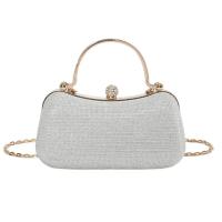 Bolso De Noche Para Mujer Elegante Con Diamantes Y Cadena De Hombro En Forma De Huevo Bolso De Mano Con Cierre Hasp Para Bodas Y Fiestas - details 7