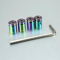 Tapones De Válvula De Neumáticos Anti-Robo De Aluminio Accesorios De Coche Para Automóviles Motocicletas Bicicletas - details 27