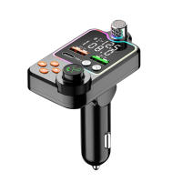 Cargador De Coche Bluetooth 5.0 Dual USB Tipo C Reproductor MP3 Transmisor FM Llamada Hands-free Luz Del Encendedor - details 1