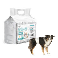 SMELL & SMILE Pañales Desechables para Perro Pañales para Perros Macho Pañal Sanitarios para Perro Mascotas Bragas Higiénicas Suaves absorbentes (M-20.5 x 61 CM) - details 0