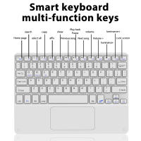 TECLADO INALÁMBRICO Bluetooth Con Touchpad CASEPOKE Para iPad iPhone Samsung Xiaomi Español Portugués Coreano Ruso Compatible Con Tablet - details 5