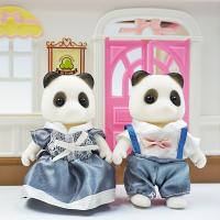 Casa De Muñecas Miniatura 1:12 DIY Con Familia De Animales Del Bosque Regalo Para Niños Material Plástico Tema Anime - details 3