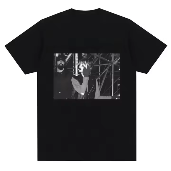 Camiseta De Algodón 2024 Para Hombres Y Mujeres Con Estampado De Crystal Castles Estilo Casual Camiseta De Calle Sin Capucha Manga Corta Moda Primavera Verano - 1