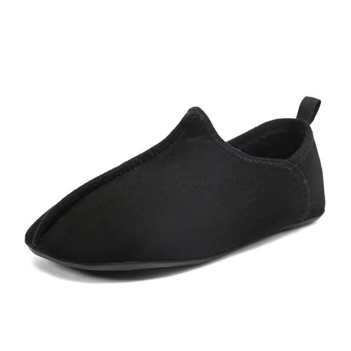 Zapatillas De Invierno MAEDEF Para Hombres Y Mujeres Ligeras Y Cálidas Con Plush Para Dormitorio Zapatos De Tela De Algodón Ajuste True to Size Material De Suela De Goma - 1