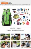 Mochila De Viaje Impermeable De Nylon Para Hombres Y Mujeres Mochila De Escuela Deportiva Al Aire Libre Mochila De Senderismodetails 1