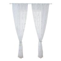 Cortinas De Tulle Blanca Para Sala De Estar Con Patrón De Mármol Oro Y Plata Cortinas Transparentes Para Dormitorio Y Balcón - details 9