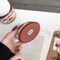 Cute Case for Airpods 2nd/1st Generation 2019/2016, 3D Chocolate Silicone Case Protective Shockproof Cover with Keychain for Airpods Earbuds - details 2