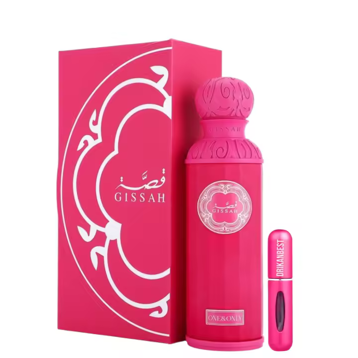 Perfume Gissah One & Only Eau de Parfum 200ml ,Fragancia Exclusiva y Sofisticada para Mujer Larga Duración +REGALO Atomizador Recargable de 5ml Drikanbest - 1