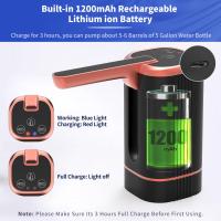 Bomba De Agua Portátil USB Para Botella Universal 2-5 Galones Dispensador De Agua Eléctrico Material Plástico - details 4