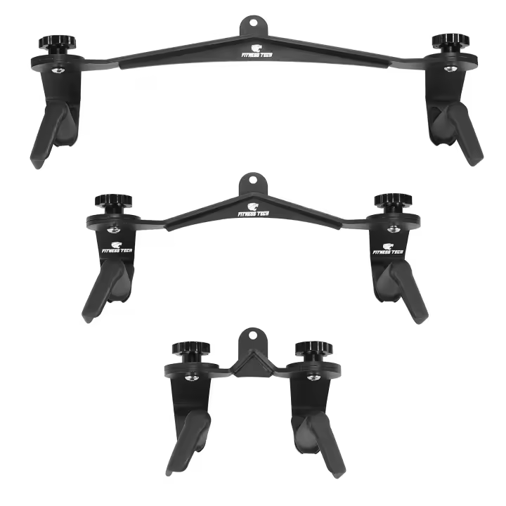 Fitness Tech Juego 3 Agarres Multiposición para Entrenamiento de Musculación - 1