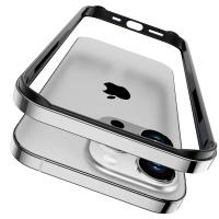 Estuche Protector De Aleación De Aluminio Para iPhone 16 12 13 14 plus 15 16 pro Max Bumper Ligero Compatible Con Apple Transparente - details 10