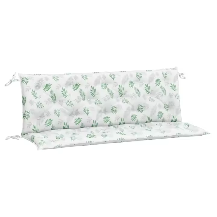 vidaXL Cojines banco jardín 2 uds tela 150x50x7 cm Color Antracita,  Crema,  Negro y mas Cojín Decorativo de Asiento Cojines de muebles de salon - 1