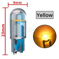 10X Lámparas LED COB Vidrio 6000K Blanco Para Auto Placa De Licencia Domo Lámpara De Lectura DRL Búho Lateral Puerta Luz De Retroiluminación - details 15