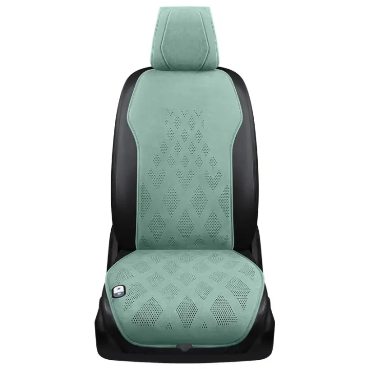 Cubierta De Asiento De Coche Calentada 12V Universal Calentador De Invierno Funda Calefactora De Coche Funda Calefactora De Espalda Funda Calefactora De Cojín 30' Calentamiento Rápido - 1