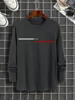 Camiseta De Algodón Puro 100% Para Hombre Estampado De PARIS Cuello Redondo Manga Larga Cómoda Y Casual Para El Verano - details 21