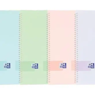 OXFORD CARPETA ESPIRAL 30 FUNDAS LIVE&GO A4 GOMA PASTEL LIVE & GO 31x25x1 Cms. - 1