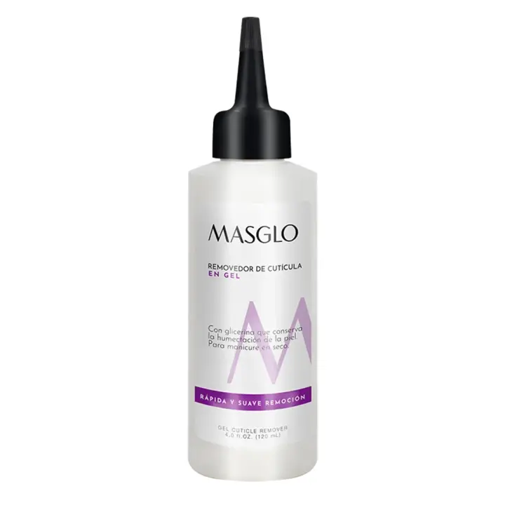 Masglo Removedor de Cutícula en Gel 120mL - Removedor en Gel para Cutícula de Uñas - Rápida y Suave Remoción - 1
