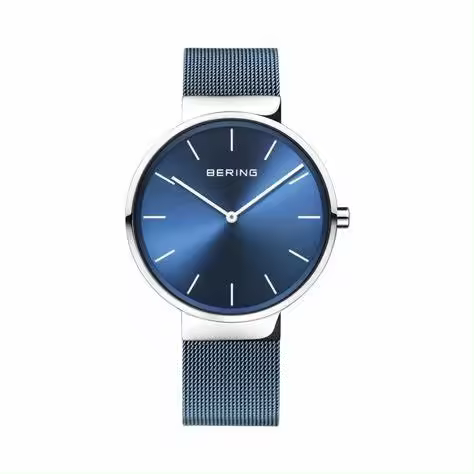 BERING Reloj Bering Classic 16540-308 Unisex Caja Acero Esfera Azul Brazalete Malla Milanesa Resistente Agua Garantía 3 Años - 1