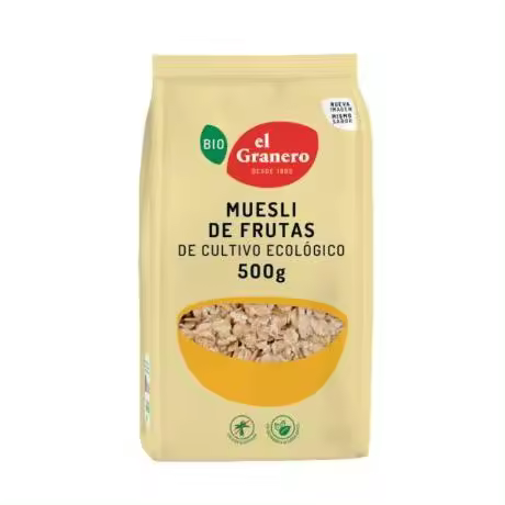 Muesli Frutas Bio 500g El Granero Integral - 1
