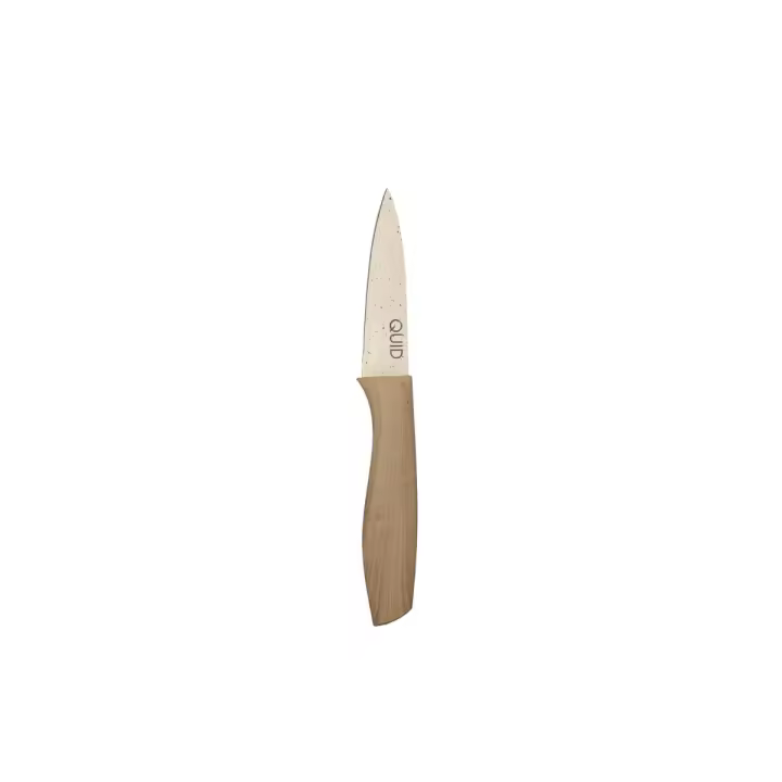 QUID COCCO Cuchillo Pelador 9CM Madera  Asas o mango baquelita soft touch - 1