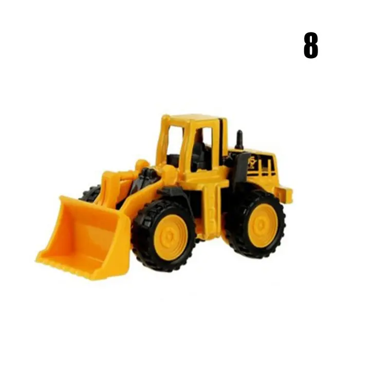 Vehículos De Miniatura De Construcción De Acción Para Regalo De Navidad 8 Tipos Camión Grúa De Aleación De Latón Modelo Clásico Juguete Para Adolescentes Y Adultos - 1