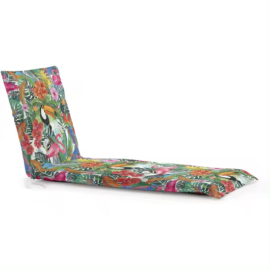 BL BELUM - Cojín  Tumbona - Medidas Producto: Asiento sin volante: Grosor: 7 cm / Ancho: 53 cm / Largo: 1’15 m Respaldo sin volante: Grosor: 7 cm / Ancho: 53 cm / Largo 61 cm - Modelo: 0120-397 - 1