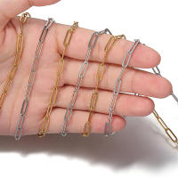 Cadena De Acero Inoxidable 1 Metro Para Pulseras Collares Joyería DIY Accesorios De Encontración Metal STAINLESS STEEL - details 0
