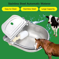 Bol De Agua Automático Para Animales De Peluca Y Ganado En Acero Inoxidable Con Bola Flotante Para Ganado Vacuno Caballo Oveja Cordero Perro - details 2