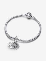 Pandora - Charm Doble Colgante de COPO de Plata brilliant-Plata de Lei - details 1