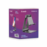 Soporte de sobremesa ajustable para teléfono / tablet Aluminio Gris - Tooq - details 0