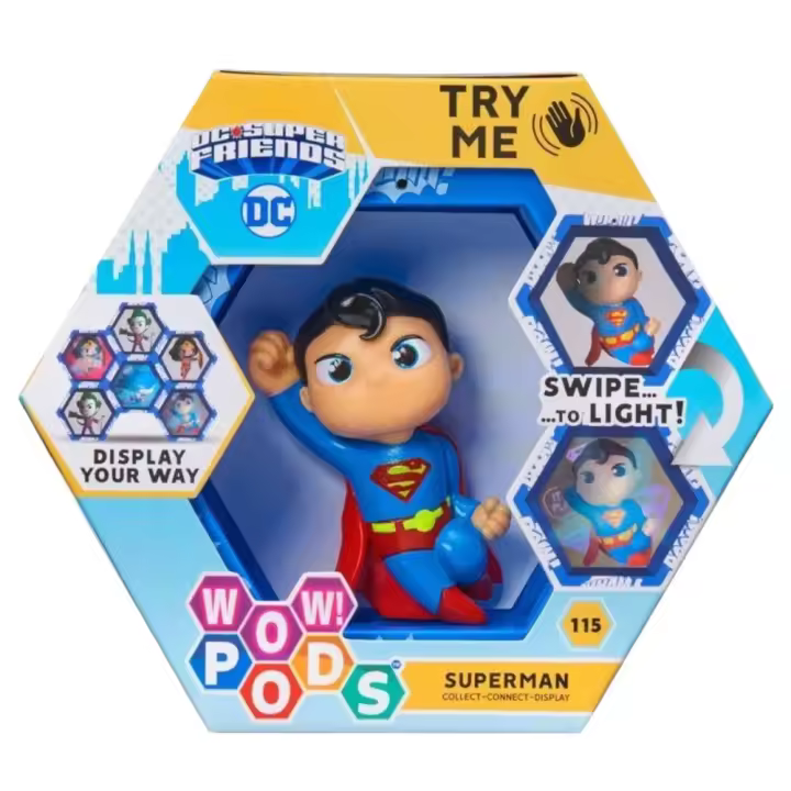 Figura LED WOW! PODS Superman DC Comics - Coleccionable de Lujo para Fans de DC - 1