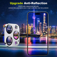 Protector De Lente De Cámara Para iPhone 15 16 pro Max HD Película Protectora Para Lente Trasera De iPhone 16 15 pro Compatible Con iPhone 16 plus - details 1