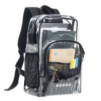 Nueva mochila de tela de PVC para niños y niñas, mochilas escolares para estudiantes, mochila para adultos, moderna, transparente, para ocio, impermeable. - details 4