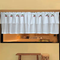 Cortina De Cocina Blanca Transparente Voile Para Ventana Puerta De Café Decoración De Hogar Para Dormitorio Y Sala De Estar - details 5