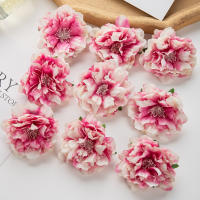 100pcs Flores Artificiales De Paeonia En Silicio Para Decoración De Hogar Jardín Bodas Festivales Arreglo De Bouquet DIY - details 17