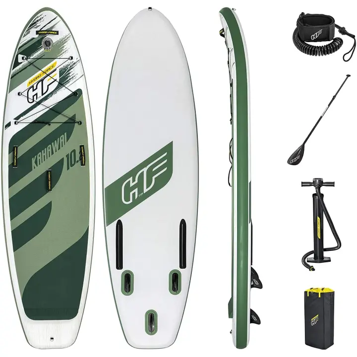 Bestway 65308 - Tabla Paddle Surf Hinchable Hydro-force Kahawai 310m con Remo Bomba Y Bolsa - 1