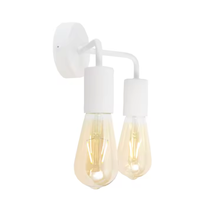 Ledkia Lámpara de Pared de Metal 2 Focos Jayso - 1