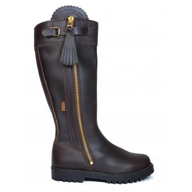 Botos rocieros unisex fabricados en España Valverde Del Camino 70-07 Castaña