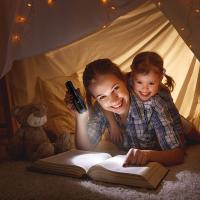 Linterna Táctica LED Potente De Aleación De Aluminio Recargable Por USB Para Camping Al Aire Libre Impermeable Con Distancia De Iluminación De 100-200 M - details 9