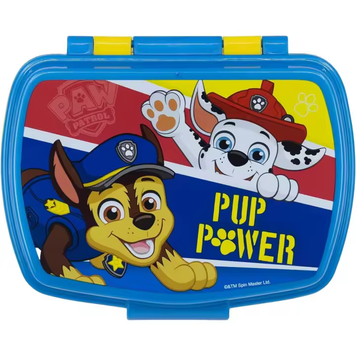 Fiambrera rectangular para el almuerzo infantil Pup Power Patrulla Canina PAW PATROL marca Stor 17 cm x 13,3 cm - 1