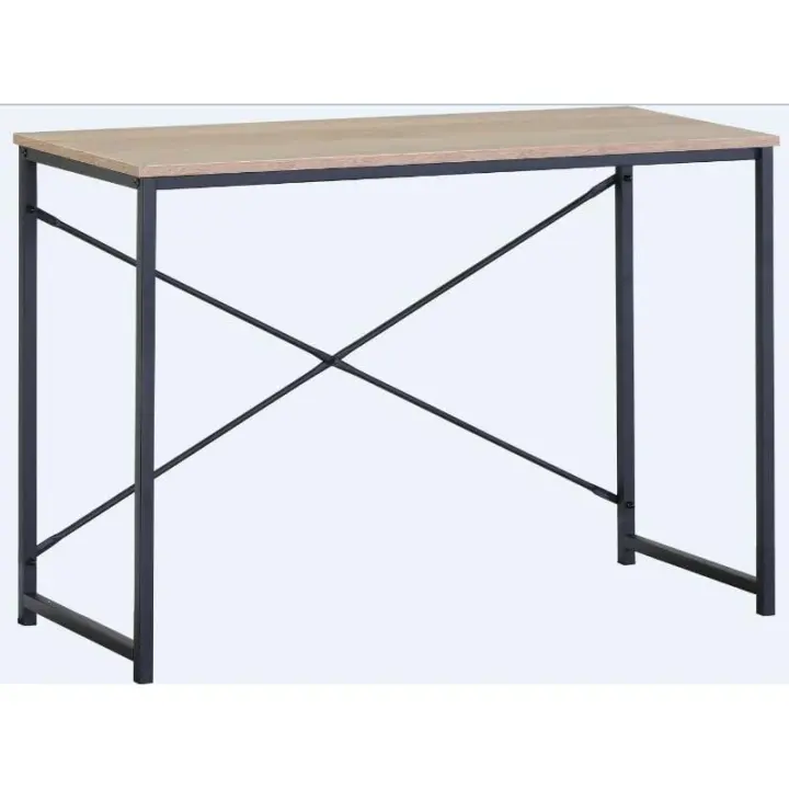 DUPI Escritorio de Ordenador Easy | Estructura Metálica Resistente | Multifuncional para Estudio u Oficina | Taupe-Negro - 1