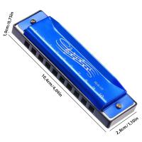 Harmonica Portátil Con 10 Agujeros Y 20 Tonos Mini Harmonica Instrumento Musical Educativo Para Niños Y Adultos Regalo Fácil De Aprender - details 8