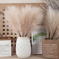 5/10Pcs Pampas Artificial Flor Para Decoración De Hogar Boda Y Jardín Arreglo Floral Falso Planta En Vaso Guirnalda Exterior - details 3