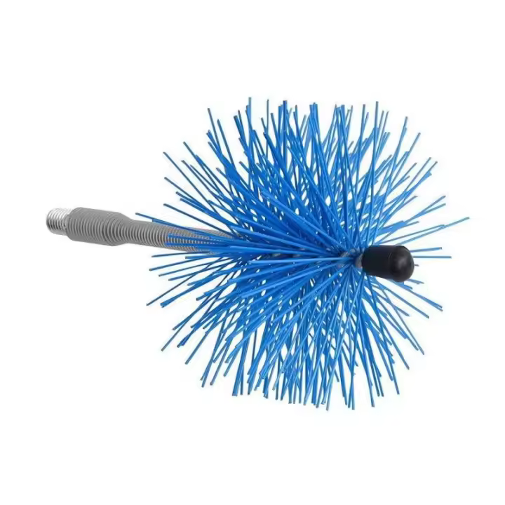 Wolfpack Deshollinador Cepillo Nylon Eje Flexible 100 Mm - Limpieza en Codo - Fácil Acceso a Todo el Tubo - 1
