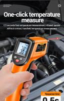 ANENG TH201 Termómetro Infrarrojo Con Pantalla LCD Pyrometro No Contacto De Alta Sensibilidad Tester De Temperatura Y Humedad Para Industrial - details 3